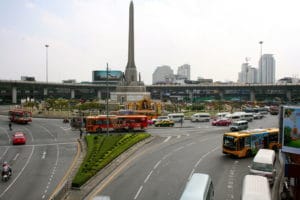 Victory Monument 3 Victory Monument oggi, Bangkok. Ian Gratton di Sutton-n-Craven, North Yorkshire, Inghilterra.