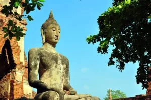 Wat Mahathat, Ayutthaya. Foto di Davidlohr Bueso.