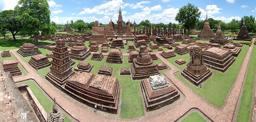 Sukhothai Historical Park. Foto di Paulrudd.